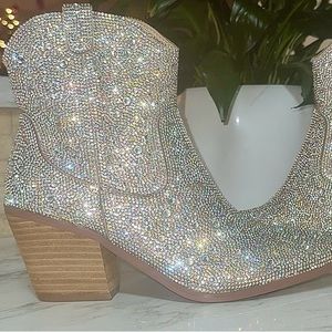 Rhinestone booties